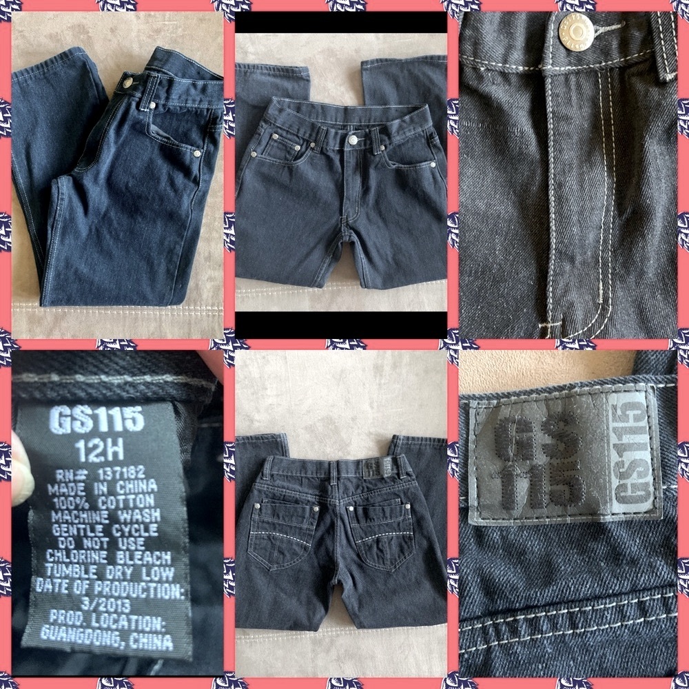 GS115 boys husky size 12 jeans